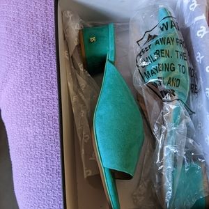 Yosi Samra Slip On Sandals with heels